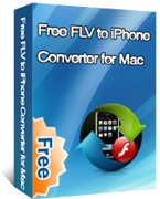 Free FLV to iPhone Converter for Mac box