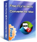 Free FLV to MOV Converter for Mac box