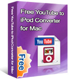 Free YouTube to iPod Converter for Mac box