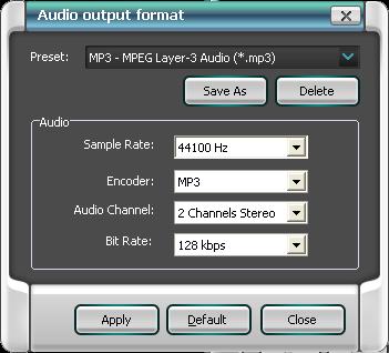 remove drm audio output format