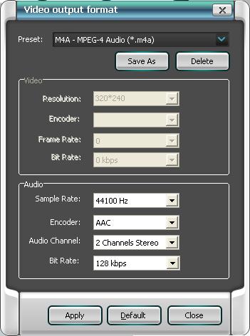 remove drm video output format