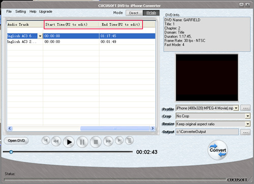 convert dvd to iphone