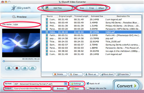 add video files