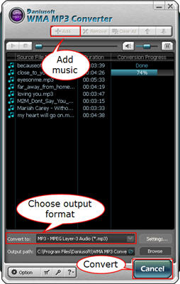 convert wma to mp3